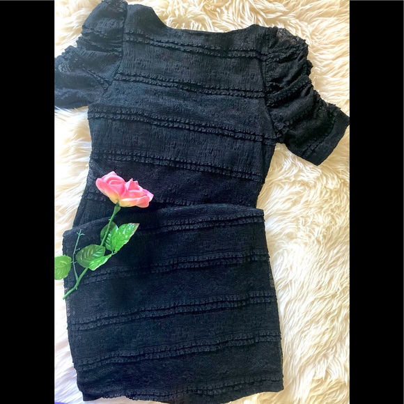 Soprano Little Black Lace Dress - Picture 5 of 7